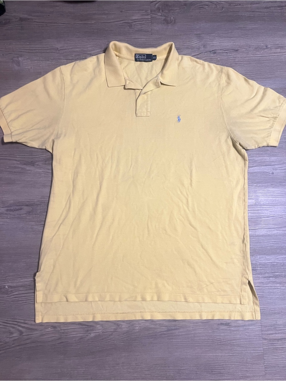 Vintage Polo Ralph Lauren Men’s Embroidered Pony Yellow Polo